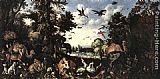 Roelandt Jacobsz Savery The Paradise painting